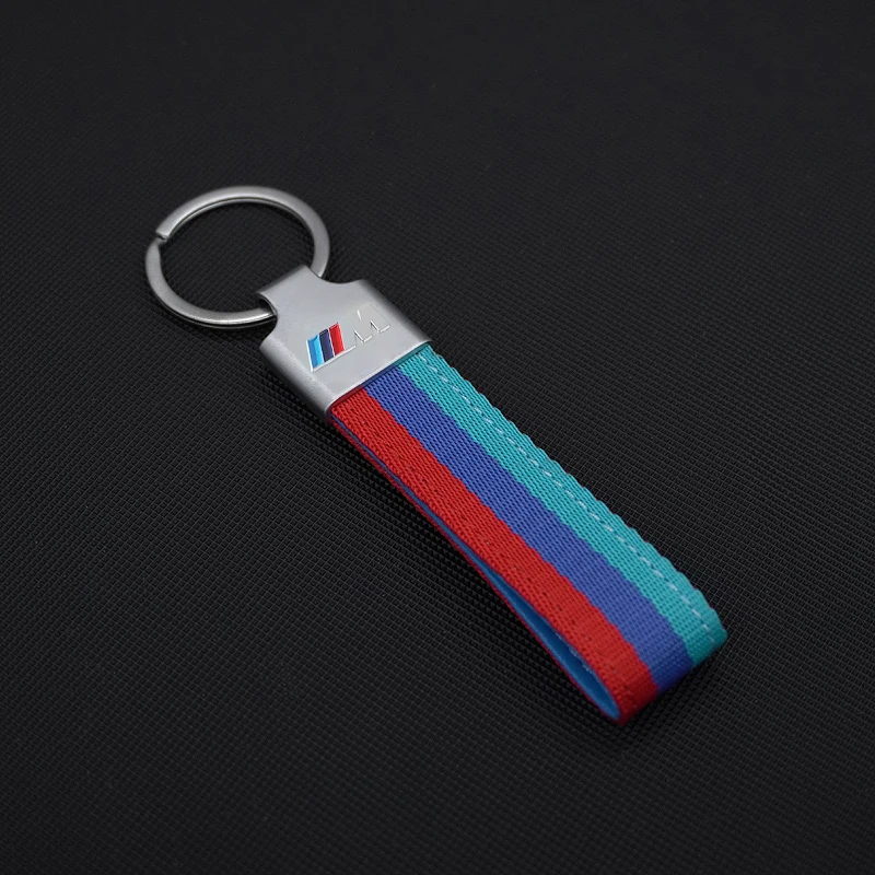 

Car Logo M Keychain Rings For BMW E39 F30 F20 E60 E90 E46 G30 G32 E70 Auto Accessories Fine Leather Emblem Keyring Key Holder