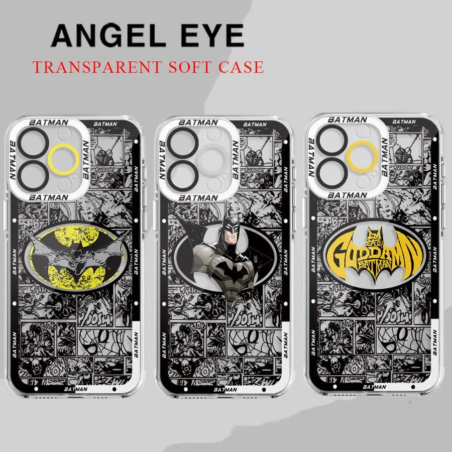 B-Batman Hero Phone Case for Redmi Note9 Pro 9S 10 12 13 4G 5G 10S 10Pro 10Lite 11 11S 11Pro 12Pro 13Pro 4G5G 11 12 13ProPlus5G