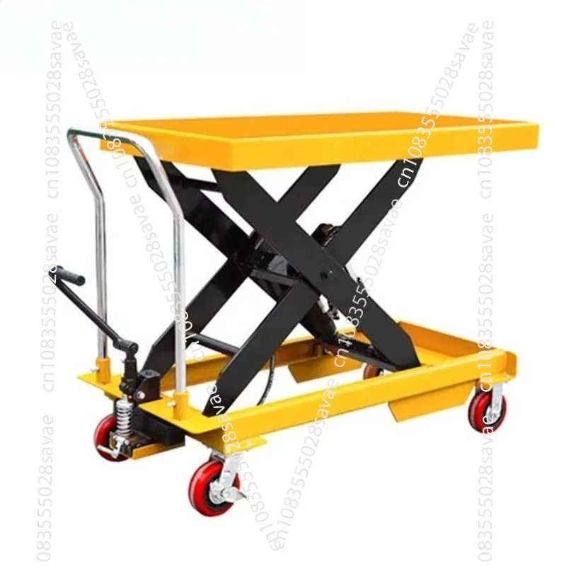 Hubplattform-LKW Manueller hydraulischer Hub Feste Hubplattform Mobiler kleiner elektrischer Gabelstapler