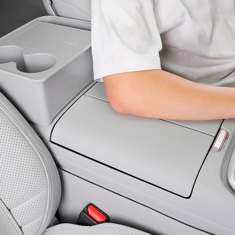 For Deepal S09 2025 2026 Armrest Storage Box Center Console Cup Tissue Holder Car Interior Modify Accessories