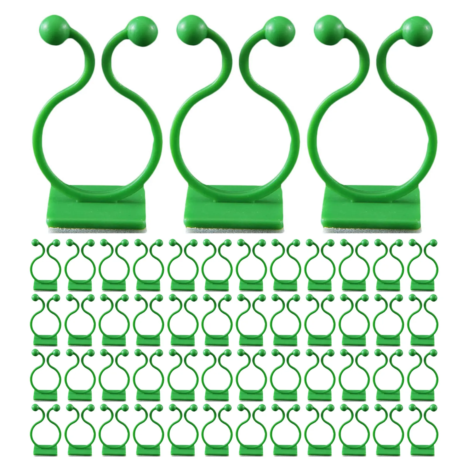 120Pcs Plant Fixing Clips for Wall Climbing Plant Support Indoor Outdoor Garden Vine Clamps Invisible Trellis Clips Strong Grip