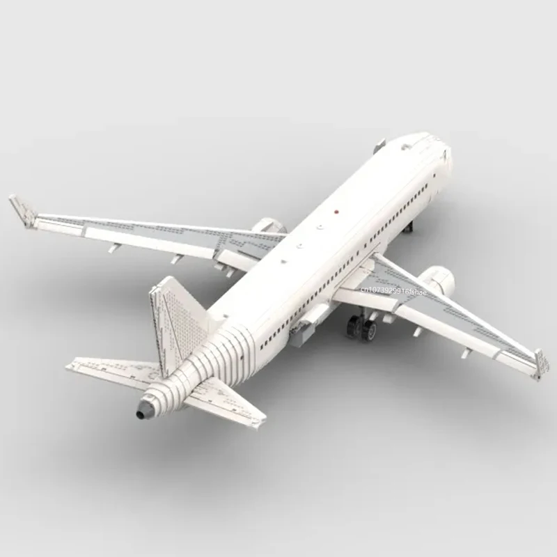 NEW 8006PCS city airport MOC Airbus A320 airliner Model creative ideas high-tech ChildrenToy birthday Gift aircraft Plane Blocks