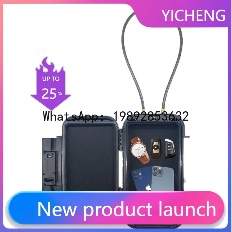 4-13 Portable Beach Password Box Storage Password Box Outdoor Portable Large Space Item Storage Box