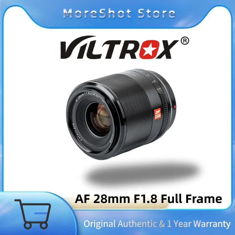 

Viltrox AF 28mm F1.8 Full-Frame Auto Focus Wide-Angle Prime Lens Large Aperture for Sony E-Mount A7II A9 A6600 A5 Nikon Z Z5 Z6