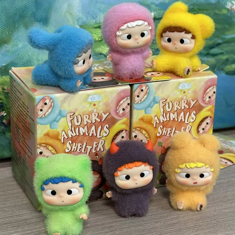 

Heyone OZAI Furry Animals Shelter Series Blind Box Toys Kawaii Anime Action Surprise Mystery Box Dolls Girls Gift