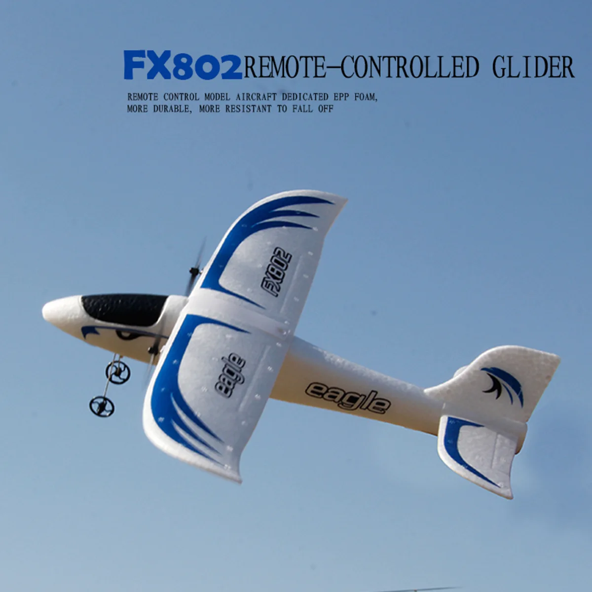 Planeador de Control remoto Fx802 para niños, modelo de avión de ala fija, juguetes de espuma para exteriores, regalos para adolescentes, nuevo, 2024