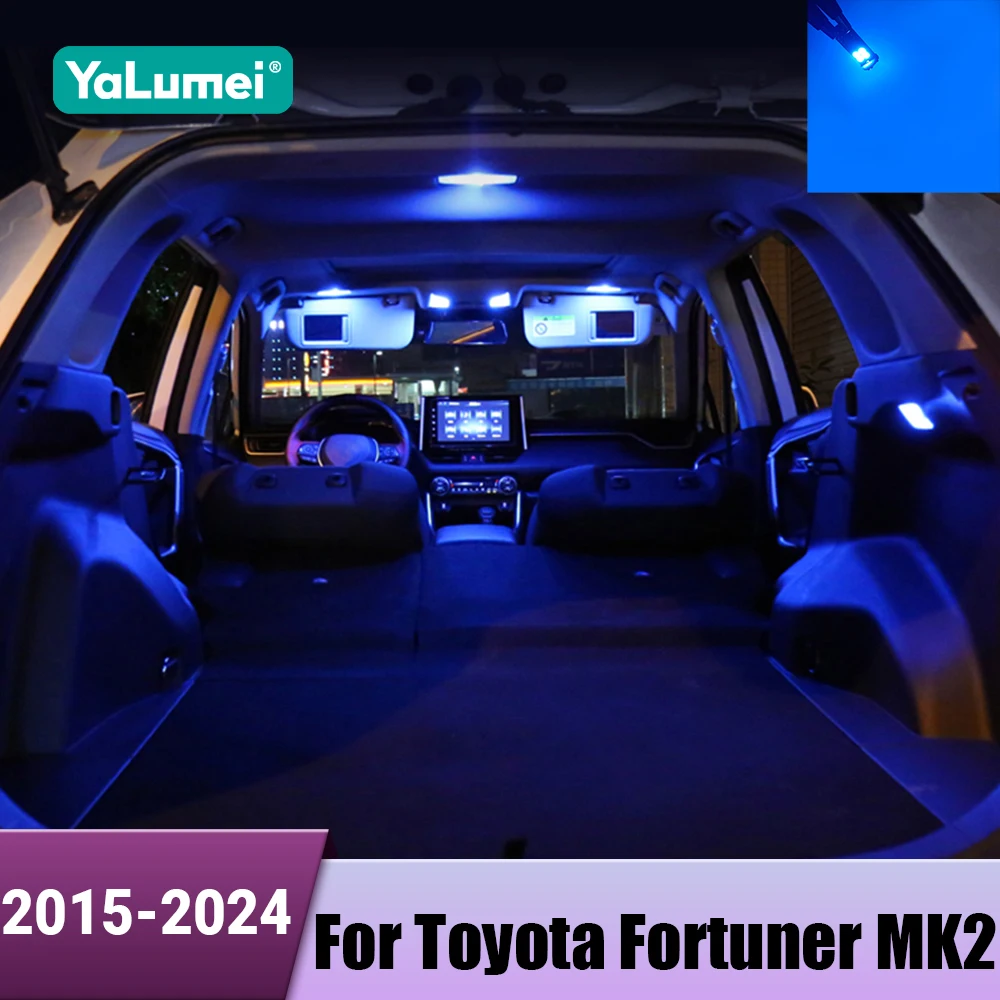 

Car LED Bulb Map Dome Lamp Vanity Mirror ​Trunk Lights For Toyota Fortuner MK2 2015 2016 2017 2018 2019 2020 2021 2022 2023 2024