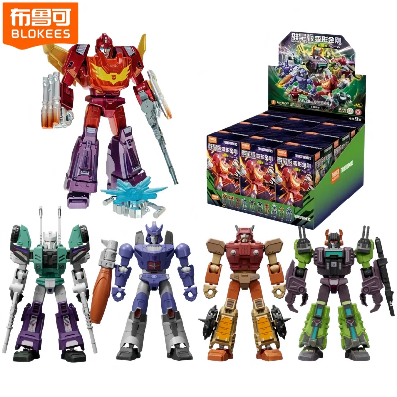 Nouvelles figurines de blocs de construction Blokees Transformers Galaxy Version 10 One Shall Stand Hot Rod Rodimus Prime, décoration de bureau, modèle de collection, jouets