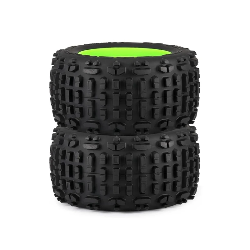 4Pcs 152Mm 1/8 1/10 Monster Truck Tire With 12/14/17Mm Wheel Hex For TRAXXAS Sledge E-Revo ARRMA KRATON Outcast