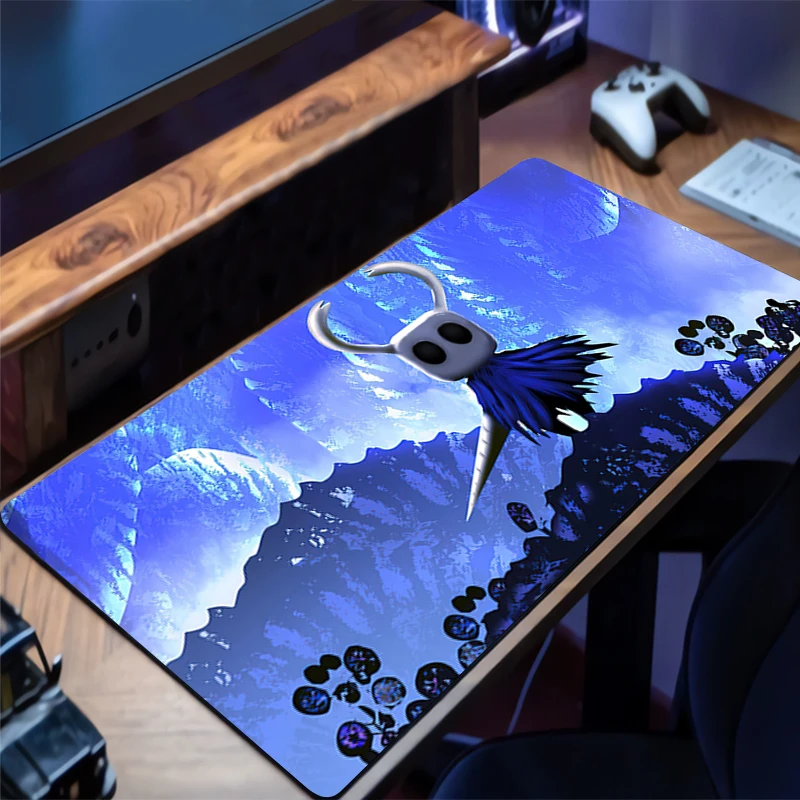 

Gaming Mouse Pad H-hollow Knight Design Non-slip Rubber Sewn Edge Desk Mat Keyboard Pad Gamers And Office Work Mousepad