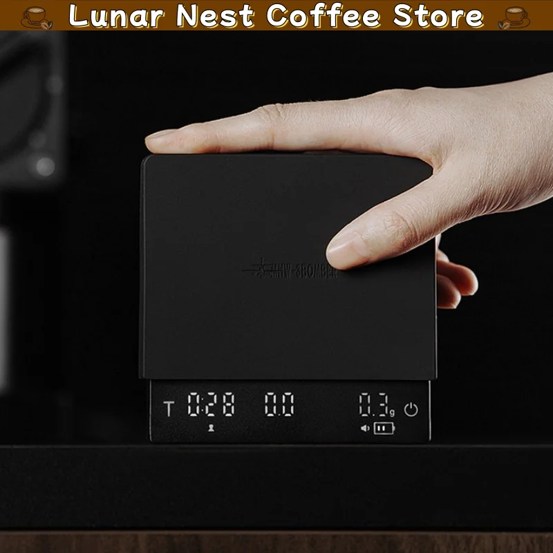 New Mhw-3bomber 3.0 Pro Mini Coffee Scale 0.1g Precision Timer Espresso Pour Over Drip Brewing Barista Tool For Home Cafe Gift