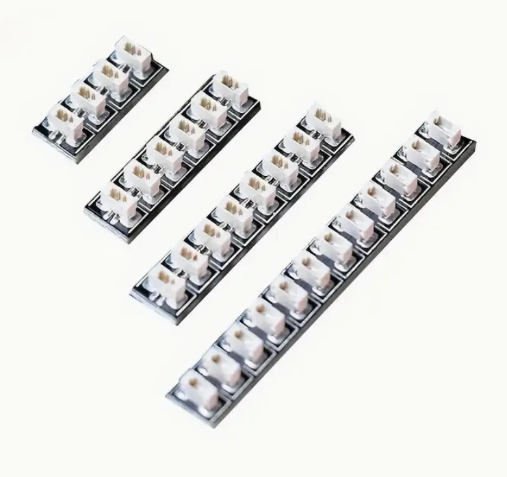 LED-Beleuchtungsset-Zubehör, 5 Stück 0,8 mm 2-Pin-Erweiterungsplatinen-Sockel, kompatibel mit MOC-Bausteinen, DIY-Modellspielzeug – Detail 10