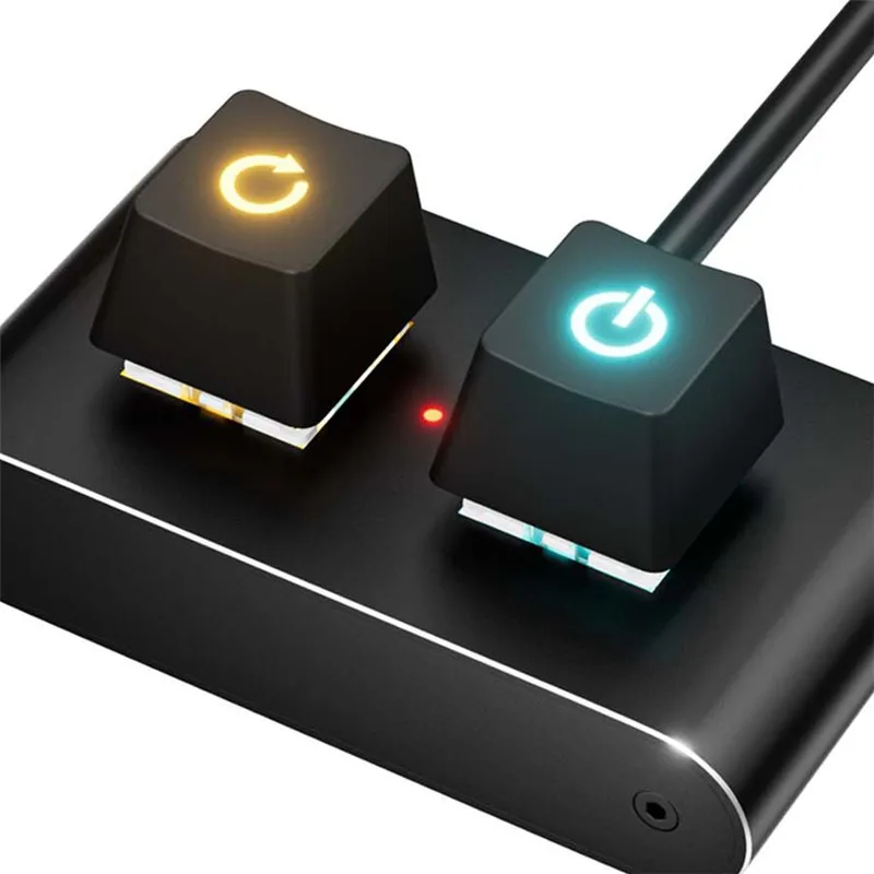 

Desktop Host Aluminum External Power Button Switch Extension