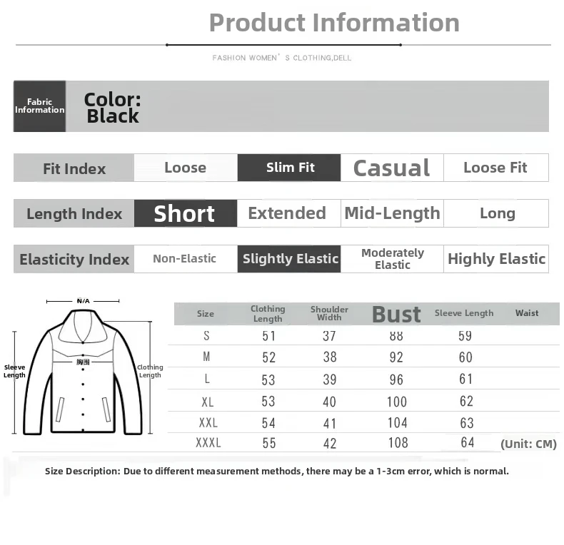 Chaqueta de cuero pequeña negra a la moda para mujer, chaqueta corta de PU para motocicleta, solapa coreana, prendas de vestir exteriores para primavera y otoño