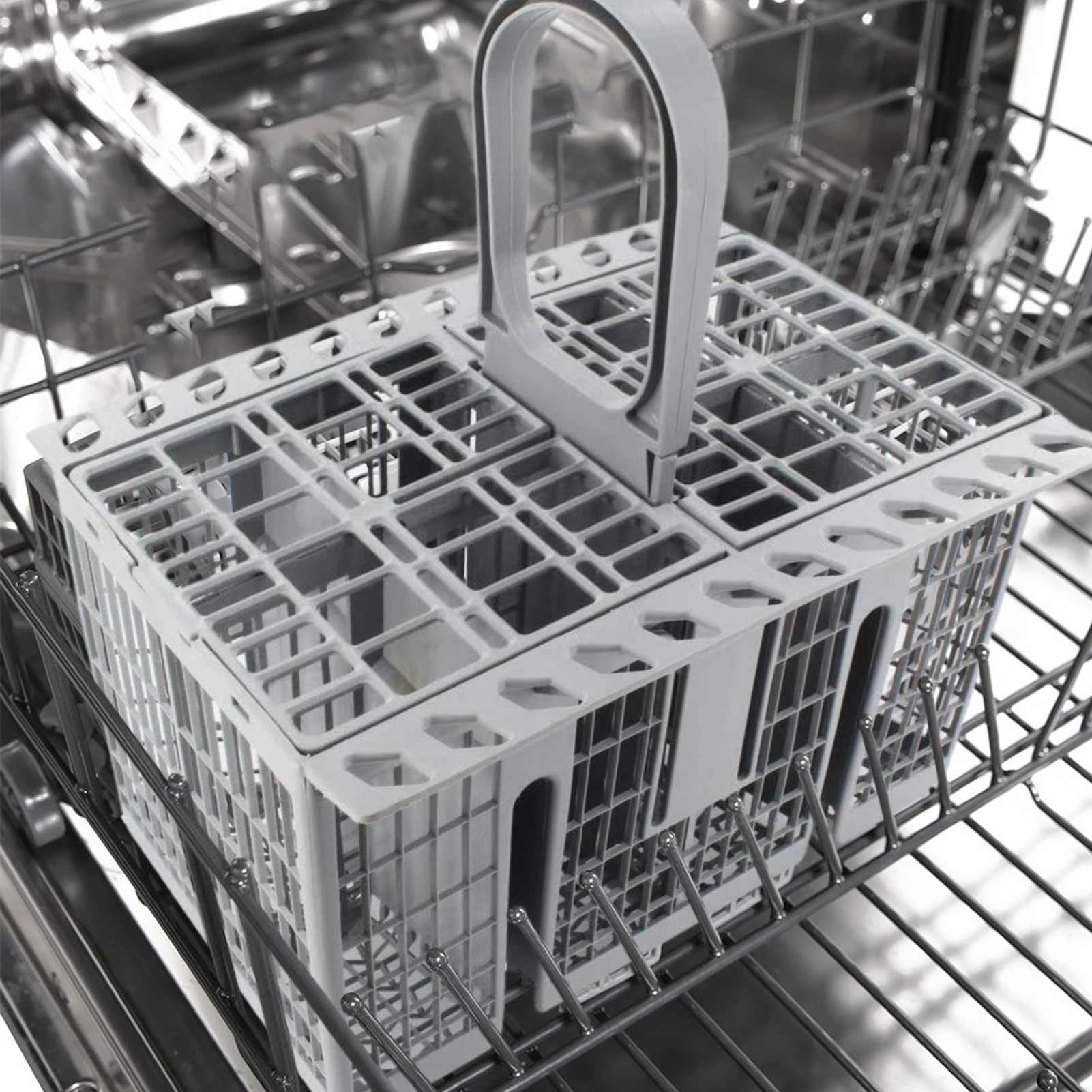 Dishwasher Cutlery Basket Heat-Resistant Universal Dishwasher Basket Stable Cutlery Insert For All Dishwashers Home Storage Box