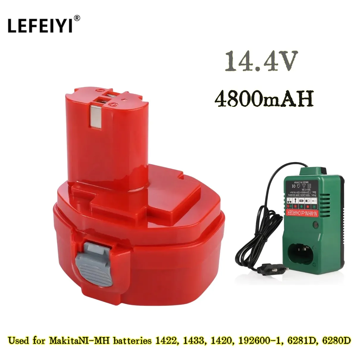 

Battery TSOZPN20085 for Makita PA14 1422 1434 193986-6 193985-8 14 193101-2 1420 1433 192600-1 192699-A 1435 193158-3, 14.4V 4.8