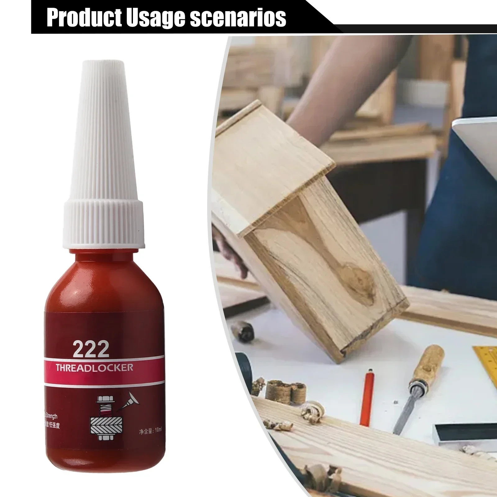 1pc 10ml Threadlocker Medium Strength Threadlocker Sealing Thread Locking For Locking And Sealing Of M20 Thread Hardware