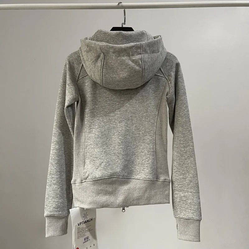 [YOZOU] Autumn Cotton Solid Black Gray White Slim Y2k Zip Up Hoodie Hooded Sweatshirt Jackets Women Streetwear Korean Cardigan