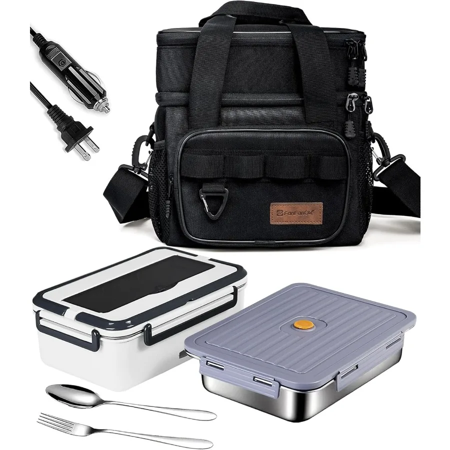 

Electric Lunch Box for Adults men, Heated Lunch box, Portable Food Warmer self heating lunch boxes 3 in 1 heatable lunchbox for