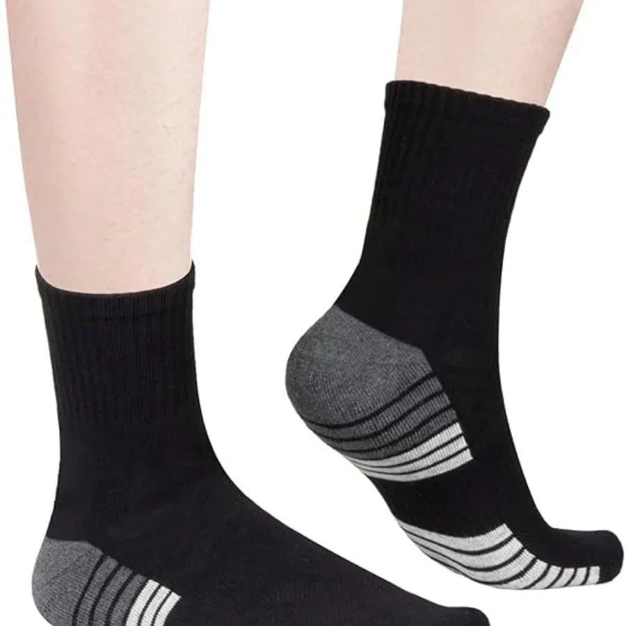 5 أزواج من الجوارب الرجالية للتنقل بدون خياطة بين الرياضة والمكتب، ناعمة ومريحة
