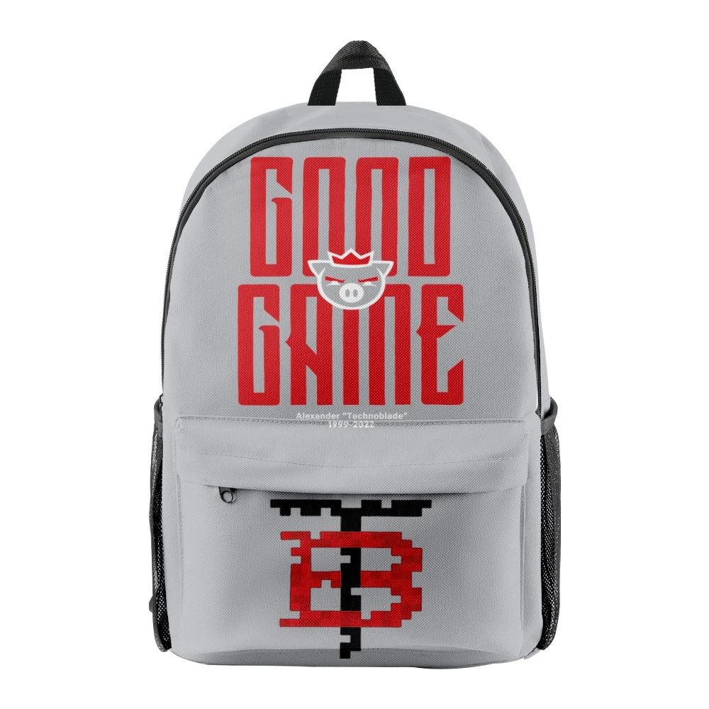 Technoblade-mochila de estilo informal para hombre y mujer, morral escolar Unisex de Good Game Merch, 2022