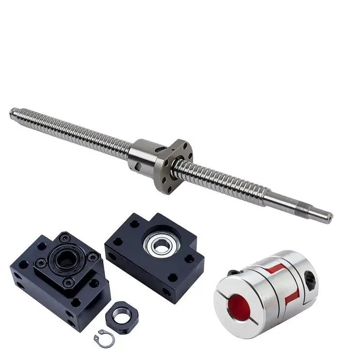 

Wholesale 40mm Ballscrew SFU4010 Anti Backlash CNC Linear Motion 4010 Ball Screw L: 1000mm with Nut + BK/BF30 Support + Coupler