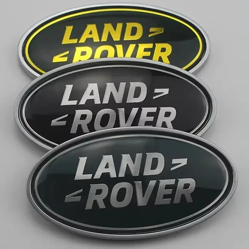 2025 NEW! →3D Letter Car Hood Bonnet Cover Emblem For Land Rover Range Rover Velar Sport Discovery 2 3 4 Defender Front Sticker