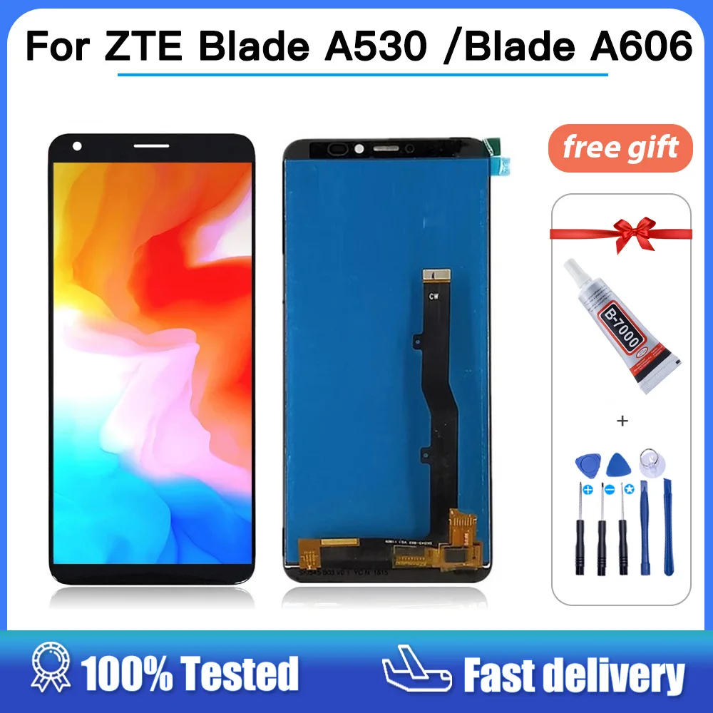 

Original 5.45'' Full LCD DIsplay For ZTE Blade A530 A606 Touch Screen Digitizer Assembly For ZTE Blade A530 / Blade A606 tested