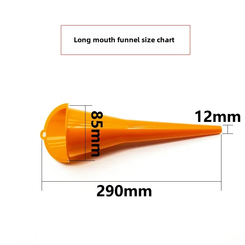 Factory direct sales new large long mouth oil funnel multi-functional hands-free funnel plastic funnel small mouth