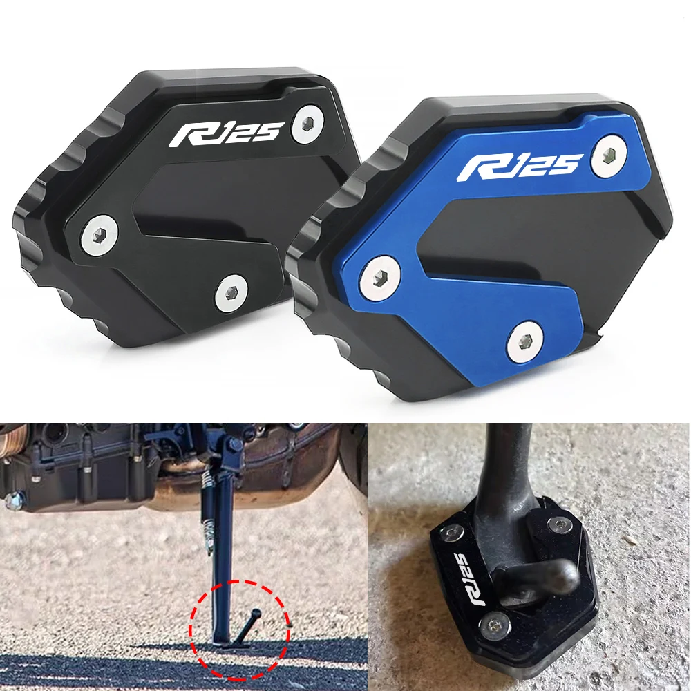 

Для Yamaha YZF R125 YZFR125 2014-2023 2022 2021, боковая подставка для мотоцикла, увеличитель, подставка, аксессуары, набор крышек клапана шины