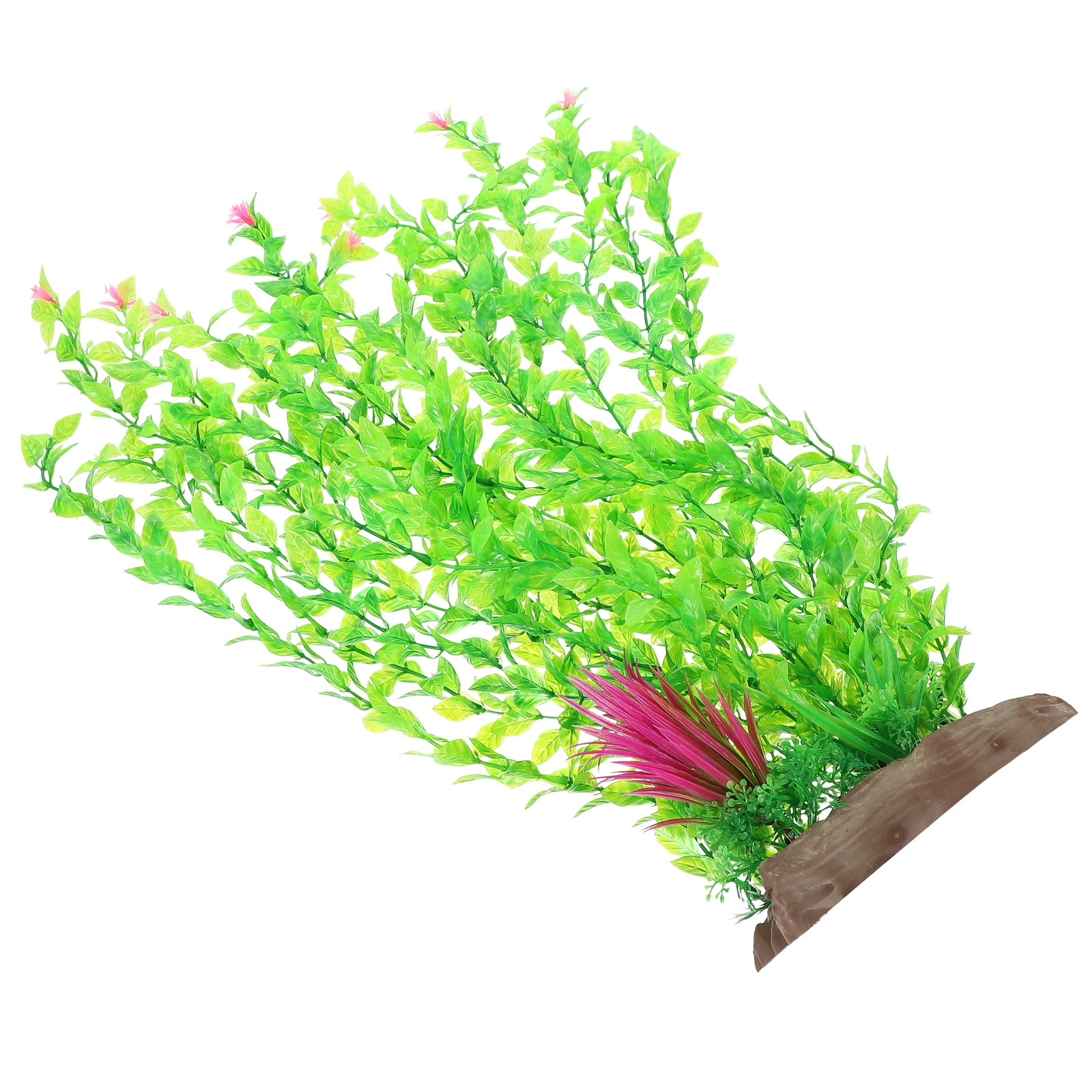

Lifelike Waterproof Aquarium Fake Plant Decorative Faux Greenery Wear-Resistant Fish Tank Pond Vivid Safe Decor Simulation