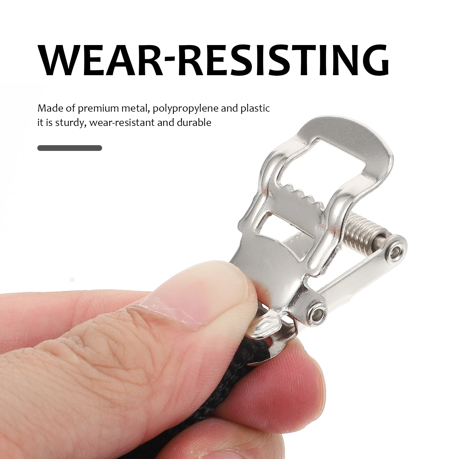 

6 Pcs Pedal Straps Exercise Bike Toe Clip Cycling Accessories Polypropylene for Fitness