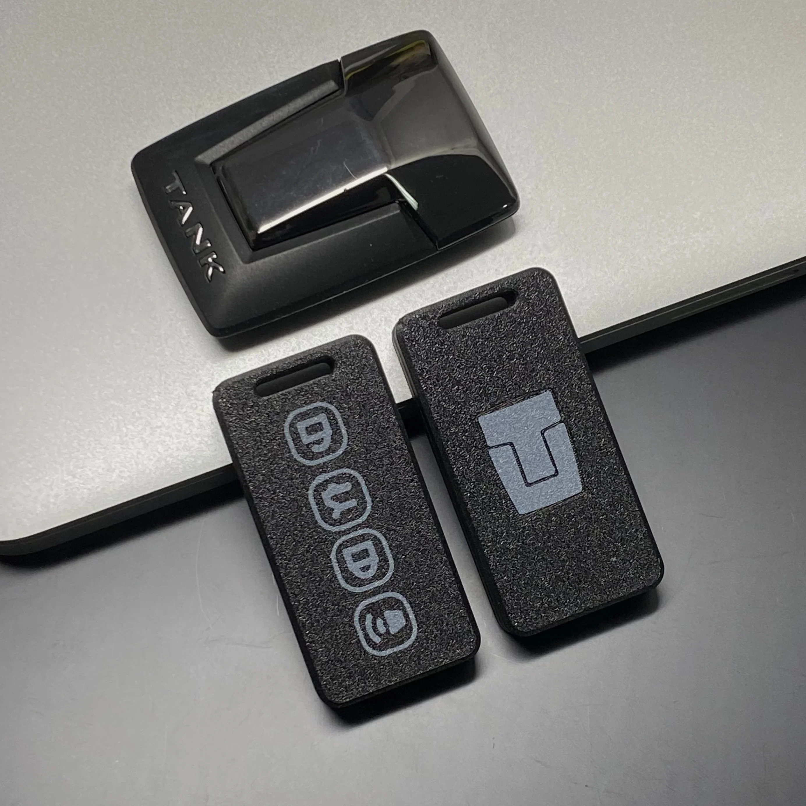 Modificación de caja de llave para tanque 300TANK400/500/700, carcasa de repuesto, logotipo del tanque