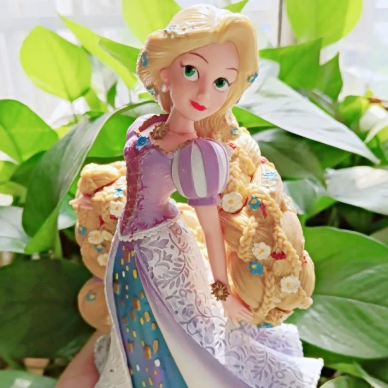 Cartoon Movie Figure 20cm Disney Elsa Anna Rapunzel Jasmine Snow White Cendrillon Ornament Birthday Christmas Gift Toy Model