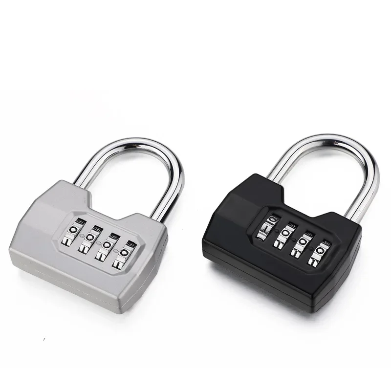 Combination Padlock 4-Digit Security Lock Weatherproof Protection Security Padlock Outdoor Gym Safely Code Lock