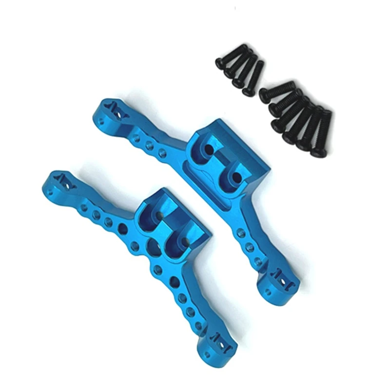 RC Car Upgrade Front & Rear Suspension Brackets for SCY 1/18 18101 18102 RC Crawler Car Upgrade Parts Blue