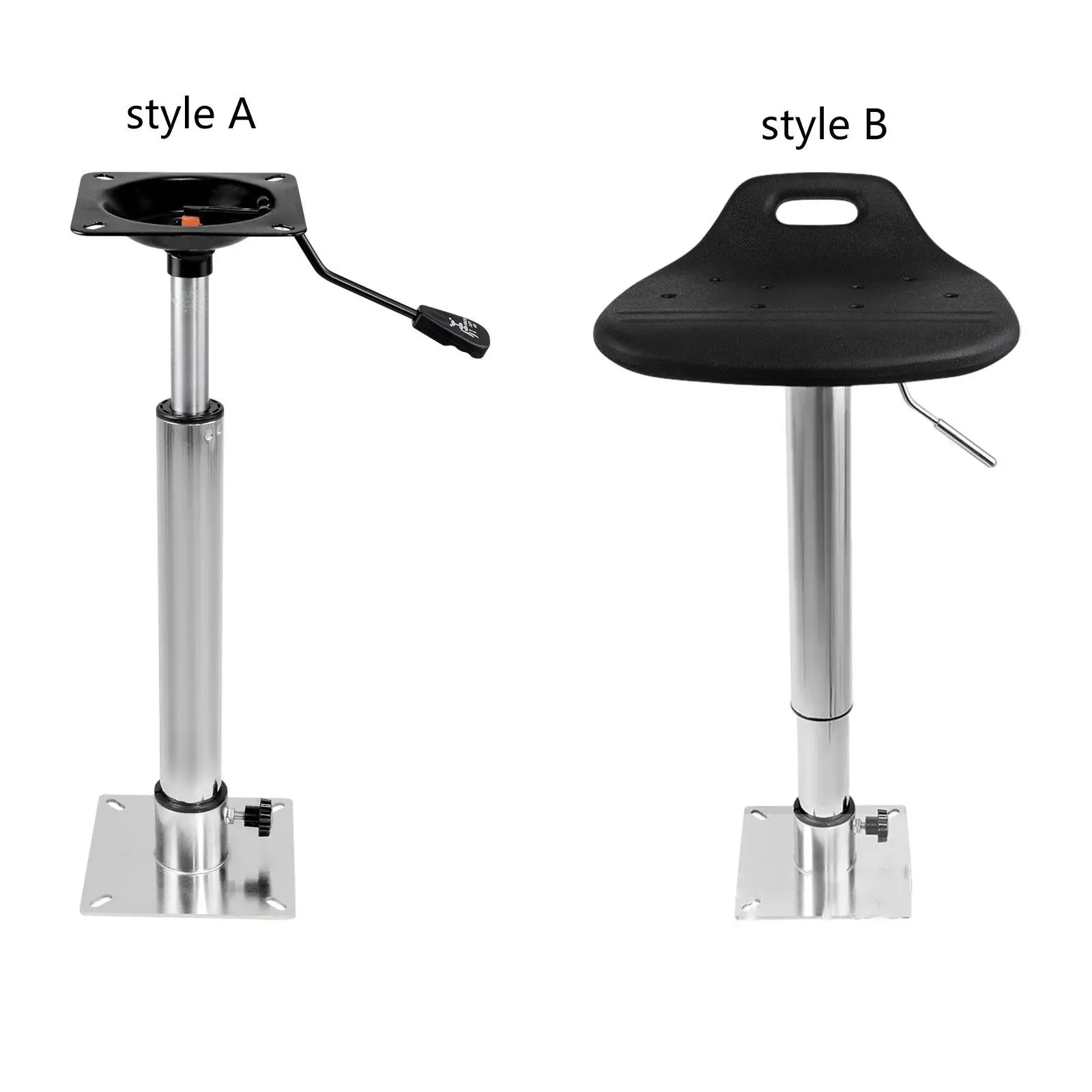

Boat Seat Base Heavy Duty 360 Degree Rotation Manual Sturdy Boat Seat Pedestal Mount Marine Chair Base Marine Seat Stand