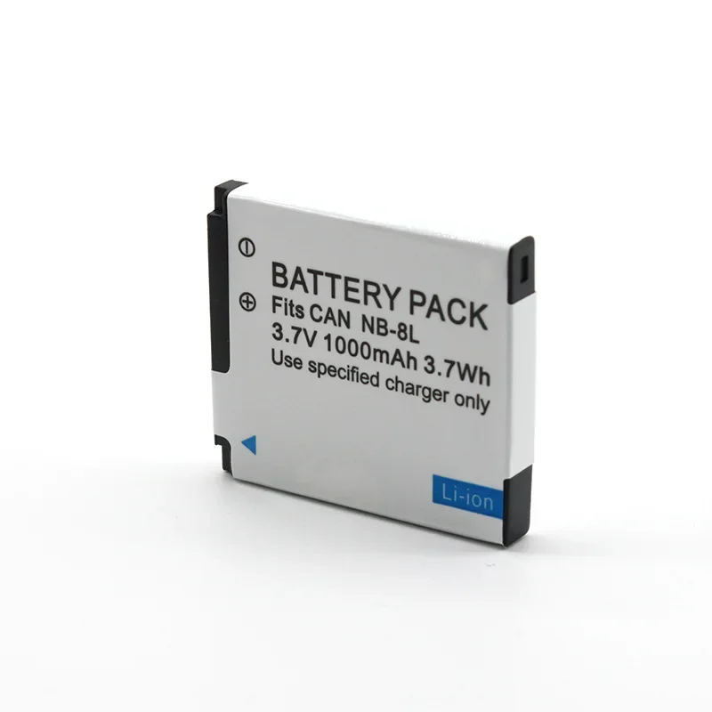 NB8L NB-8L Rechargeable Camera Battery 1800mAh  for Canon PowerShot A3300 A3200 A3100 A3000 A2200 A1200 IS and Charger