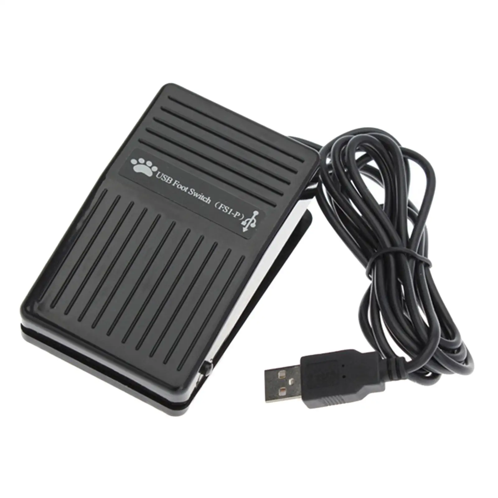 Game USB Foot Switch Plastic Shell Waterproof Momentary Pedal Control Keyboard Mouse Action Defined Computer PC Laptop