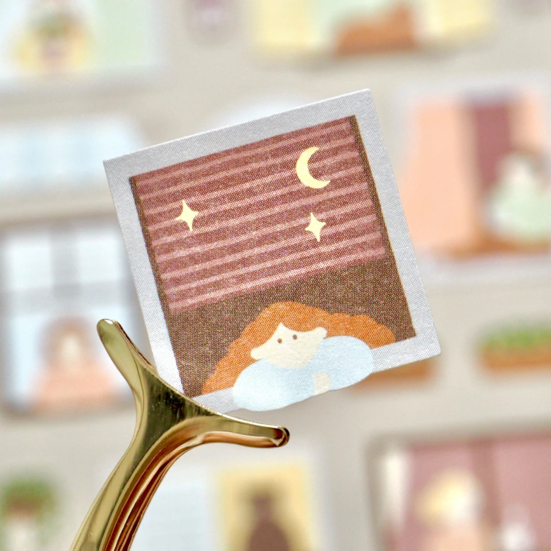 الكورية استيراد العلامة التجارية Suatelier نافذة لحظات صغيرة ورقة ملصقات لطيف سكرابوكينغ Diy بها بنفسك المجلات يوميات ديكور القرطاسية ملصق