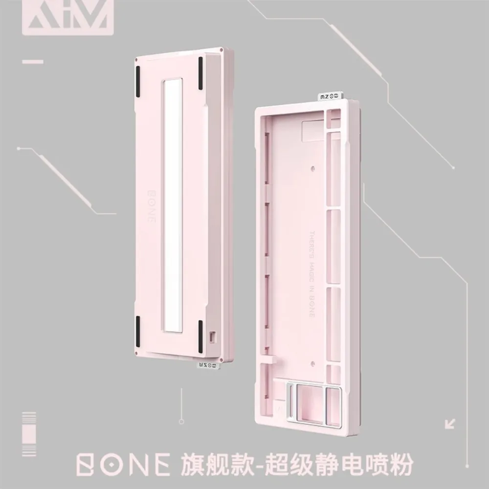 

Aim Bone80 Mechanical Keyboard Case Custom Aluminium Alloy Gaming Accessories for Wooting 80He Magnetic Switch Pcb Keyboard Case