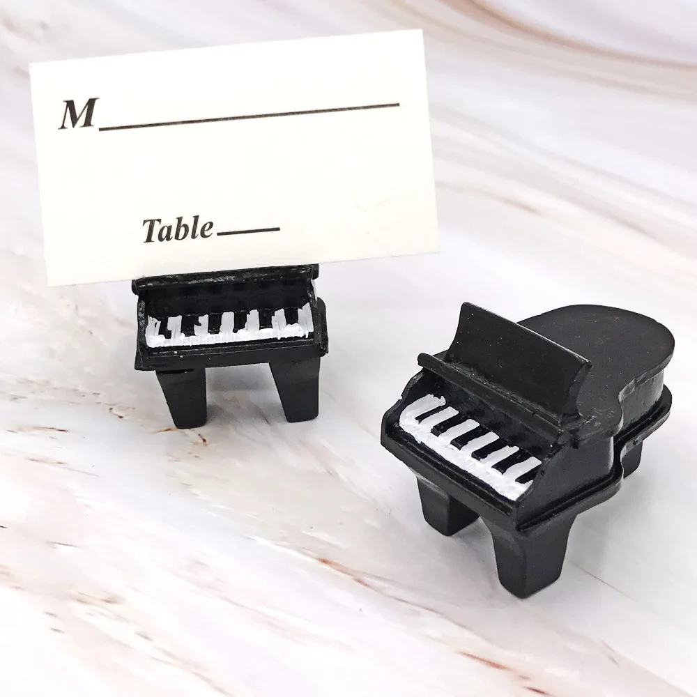 30pcs/lot Piano Place Card Holders Wedding Decoration Name Card Clips Wedding Decoration Party Supplies