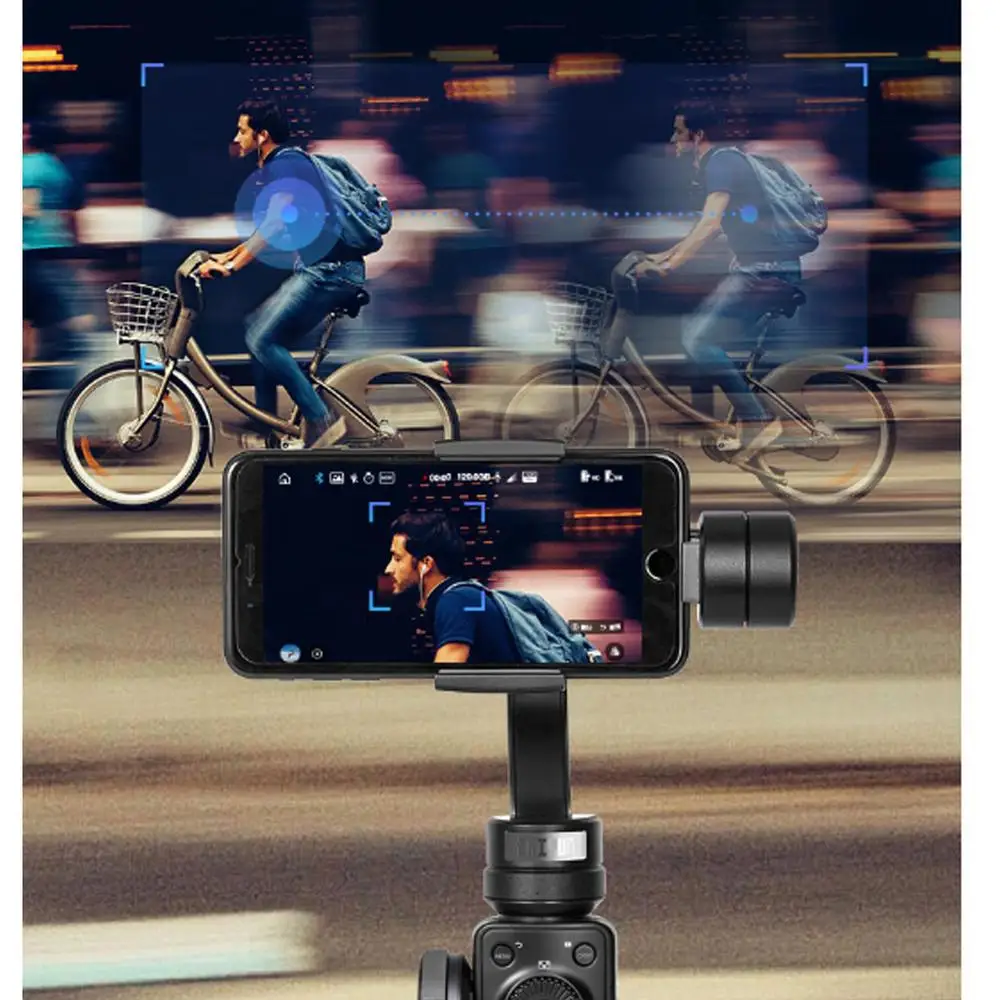 Zhiyun Smooth 4 3-Axis Focus Pull & Zoom Capability مثبت Gimbal المحمول للهواتف الذكية مثل iPhone X 8 7 Plus 6 Plus Sams