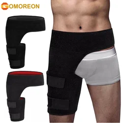 1 Stuks Liessteun, Lies Compressie Wrap Voor Heupbuiger Brace, Verstelbare Ischiaspijnverlichting Brace En Dij Hamstring Mouw