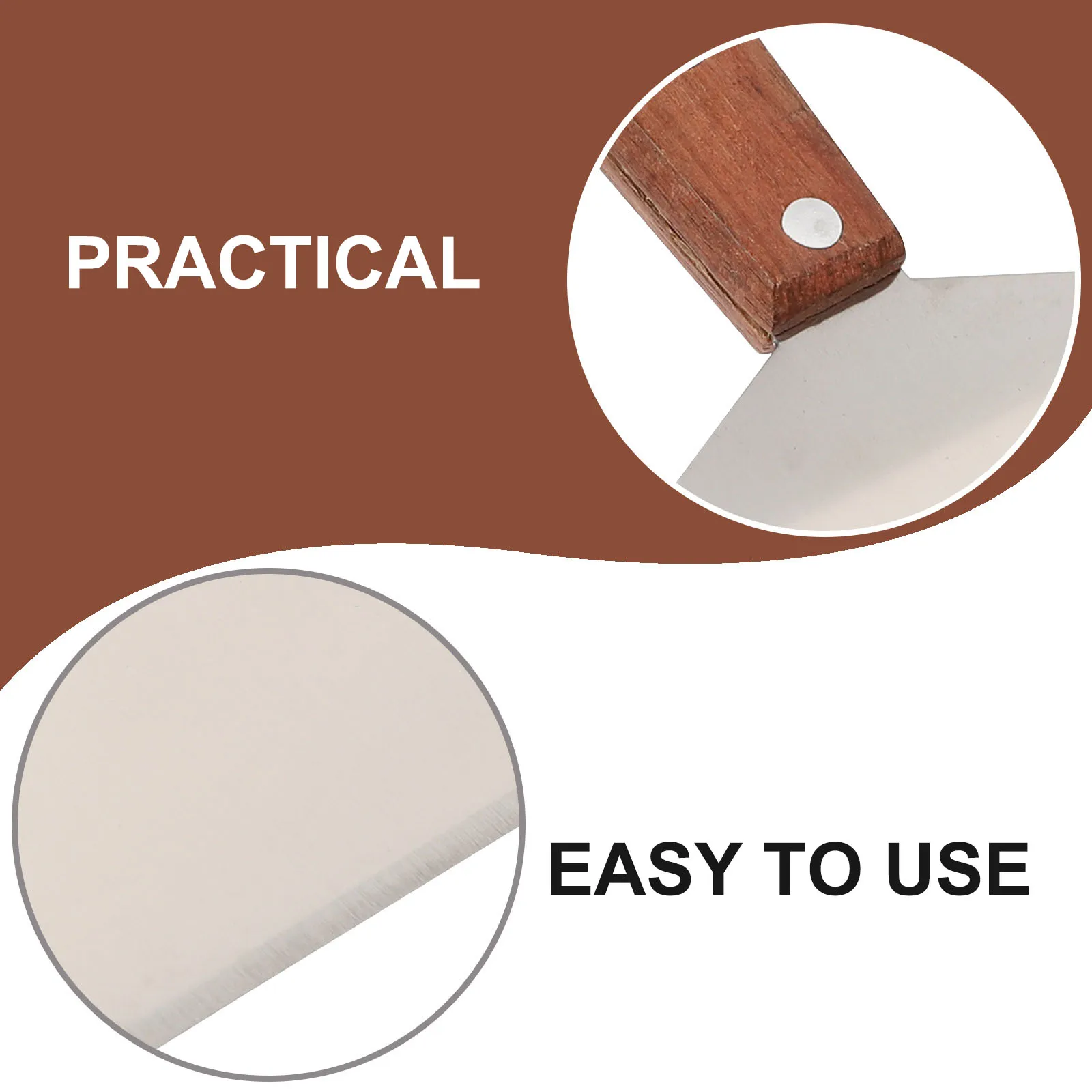 

1Pcs Stainless Steel Steak Shovel Lightweight Portable Non-Rust Teppanyaki Baking Tool Grill Spatula Kitchen Supply Pancake