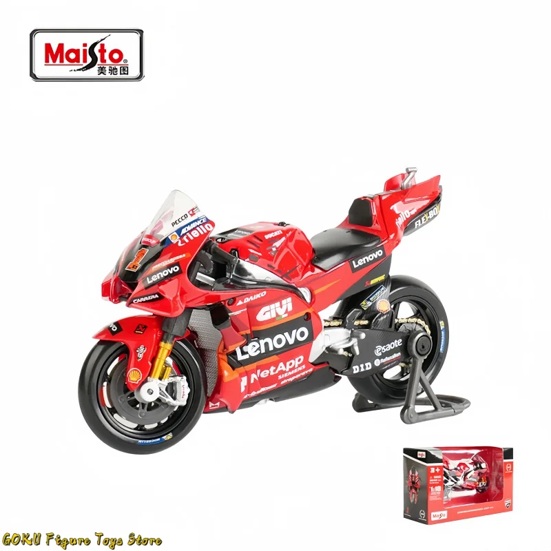 

Оригинальный Maisto 1:18 Moto Ducati Lenovo Team # 63, литая под давлением модель автомобиля, серия из сплава, роскошный автомобиль, мотоцикл, игрушечный автомобиль, подарок для ребенка