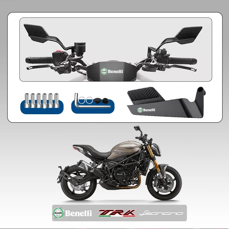 

Motorcycle Folding Wind Wing Aluminum Alloy Side Rearview Mirror For Benelli TRK 502 Leoncino 500 BJ500 Leoncino250 TNT125