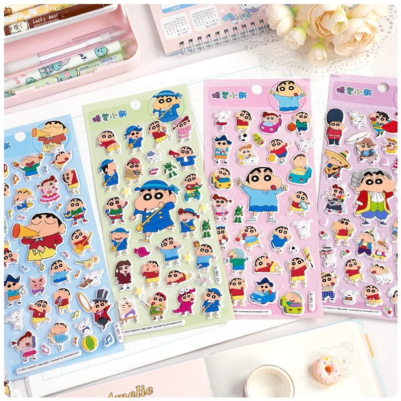 

Crayon Shin-chan 3D Sticker Cute Cartoon Creativity Diy Material Stickers New Fashion Exquisite Personality Child Sticker Gift