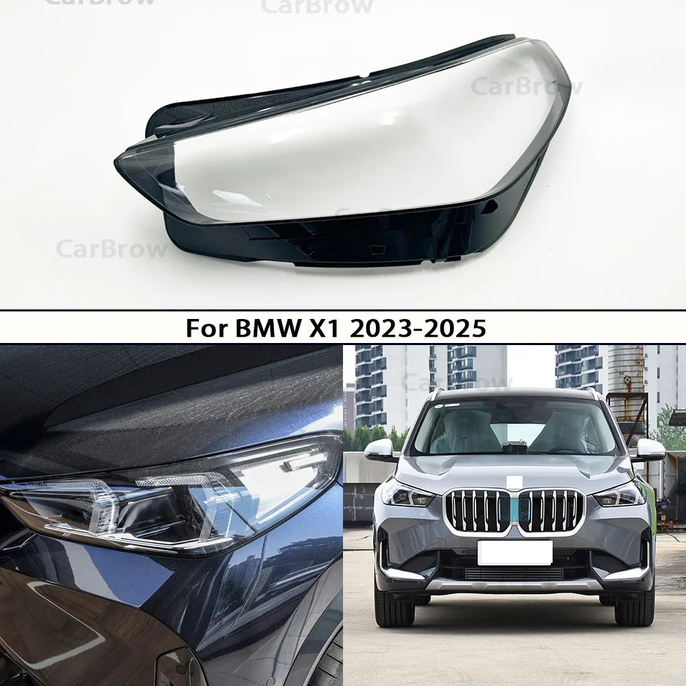 

Clear Headlight Cover For BMW X1 2023-2025 Transparent Headlamp Lamp Shell Plexiglass Replace Original Lampshade