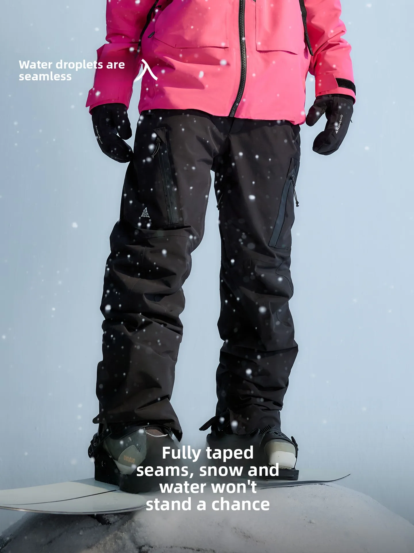 NANEND 싱글 및 더블 스키 팬츠 여성용 전문가용 P 코튼 따뜻한 야외 스포츠 스트레이트 버전 RECCO 팬츠